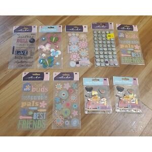Jolee's Boutique EK Sticko Best Friends Friend Theme Sticker Lot of 9
